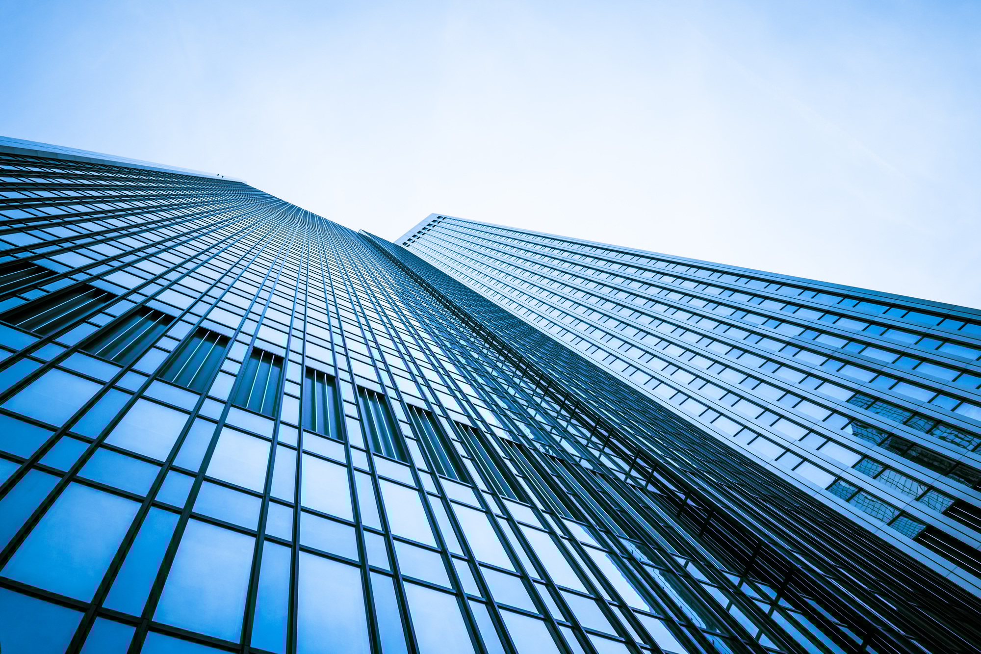 modern facade. building skyscrapers. office buildings. modern gl